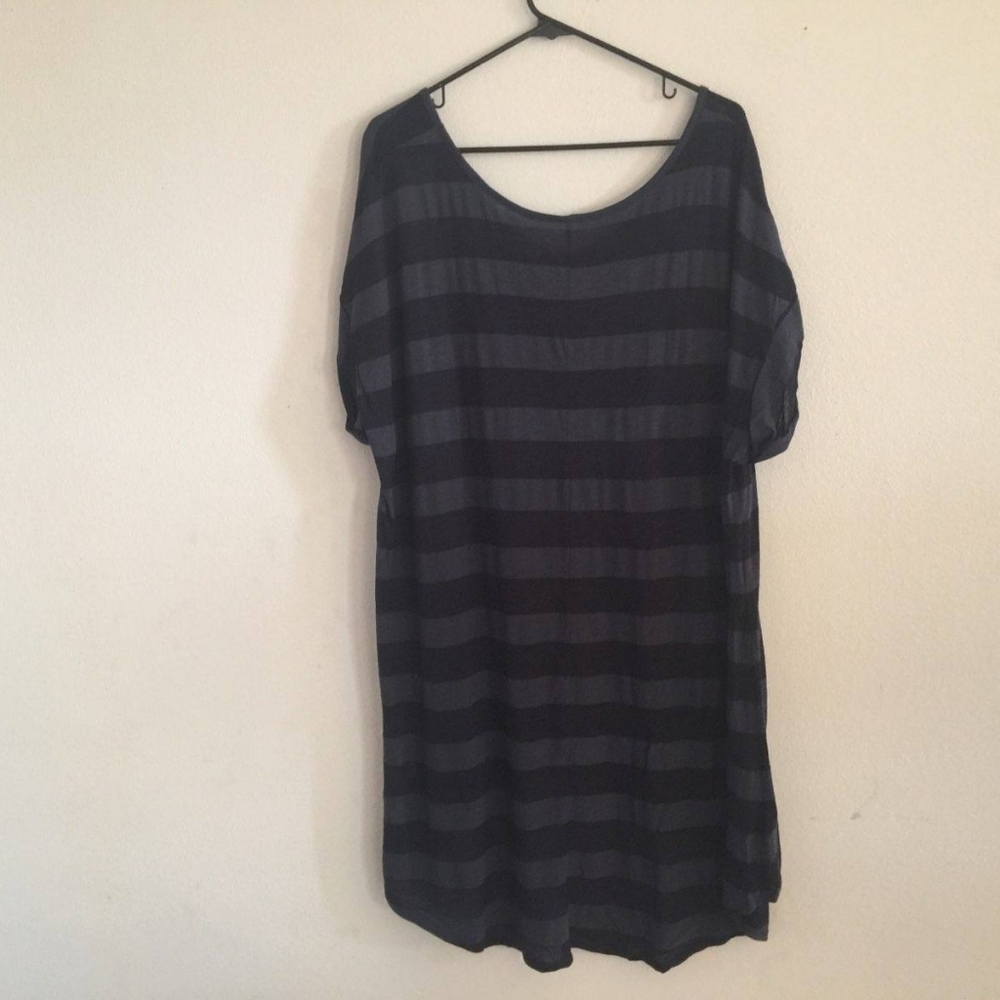Lane Bryant striped tee